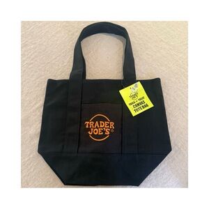 Trader Joe’s Mini Trick or Treat Canvas Tote Bag (Black Edition)